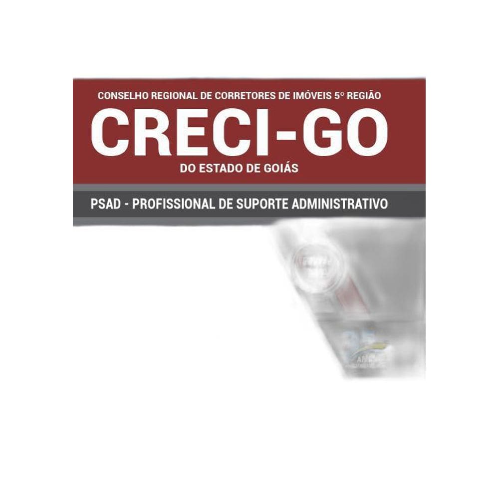 Apostila Creci Go 2019 - Profissional Suporte Administrativo