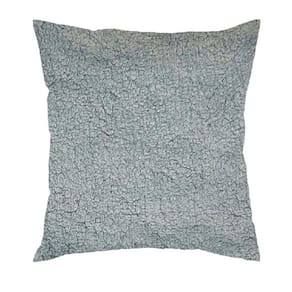 Capa de Almofada 45x45 cm Jolitex Sherpa Cinza