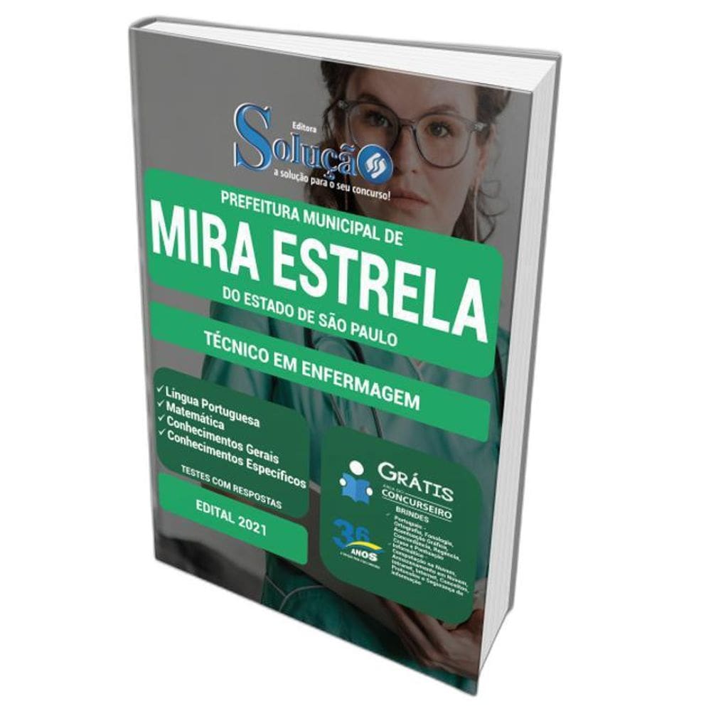 Apostila Prefeitura Mira Estrela Sp - Técnico Em Enfermagem