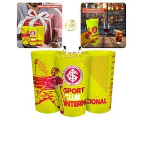 Copo Plástico 500Ml Festa Bebidas Time Internacional