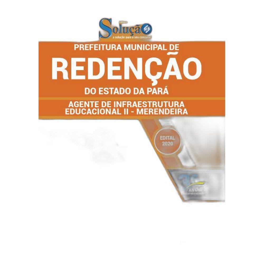 Apostila Concurso Redenção Agente Infraestrutura Merendeira