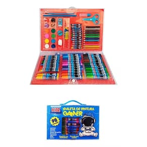 Maleta De Pintura Gamer - 98 Peças - Kz913M - Kaz