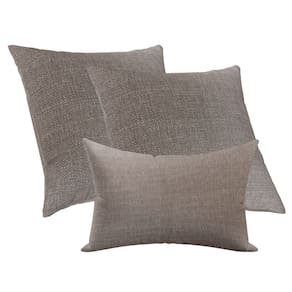 Kit Capas De Almofadas Decorativa 50x50cm e 30x50cm Nude