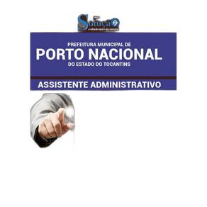 Apostila Porto Nacional TO 2019 Assistente Administrativo