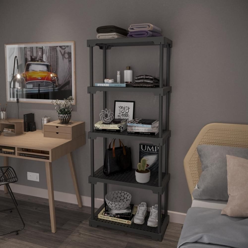 Estante Eco Multiuso Organizador 5 Prateleiras Modulares 167cm