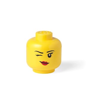 Cabeça de armazenamento LEGO Small Winking Girl 1 peça