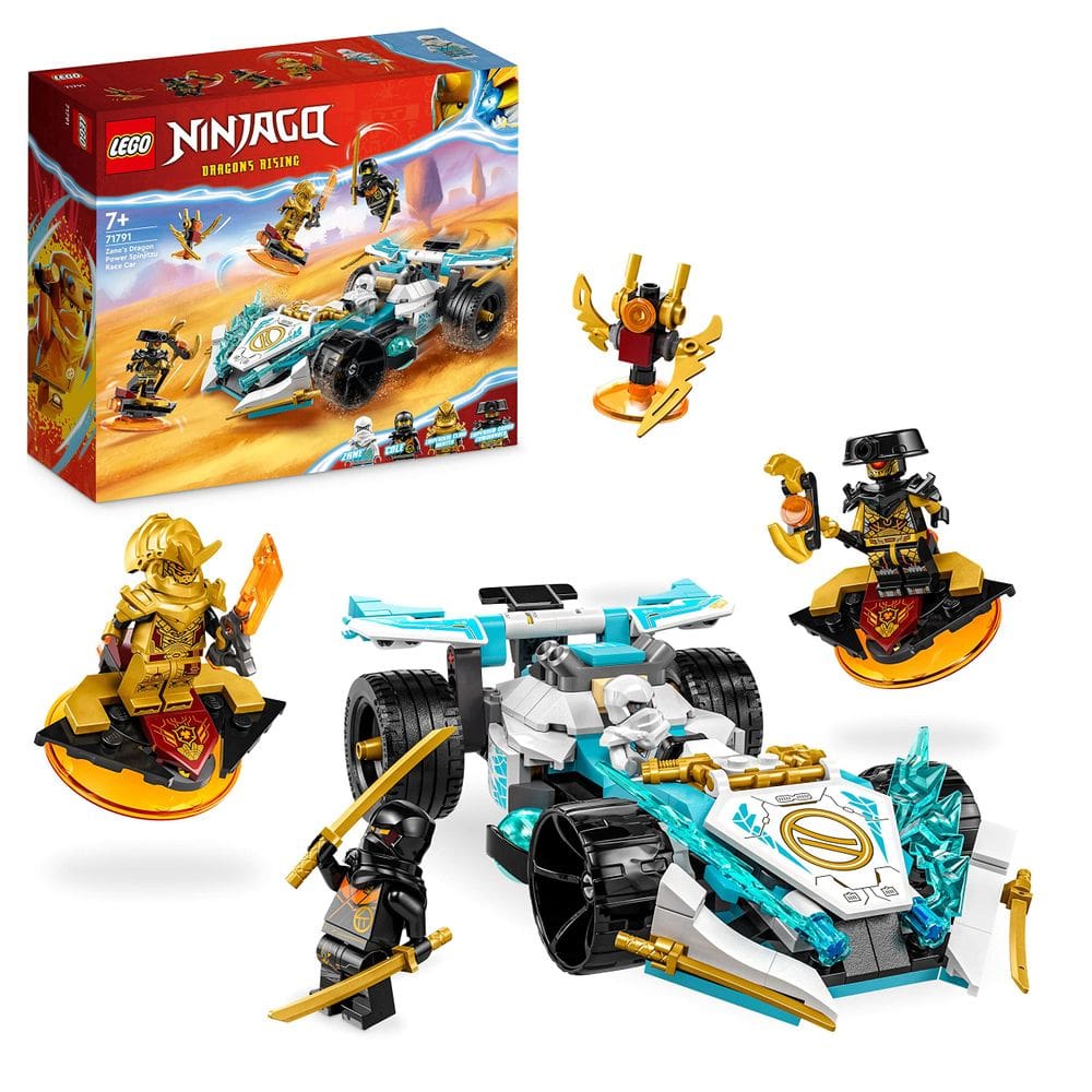 Conjunto de brinquedos de construção LEGO NINJAGO Zane`s Dragon Power Spinjitzu