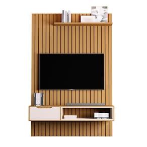 Home Painel Ripado Tucumã 1.4 com 1 Gaveta P/ TV até 50` Pol