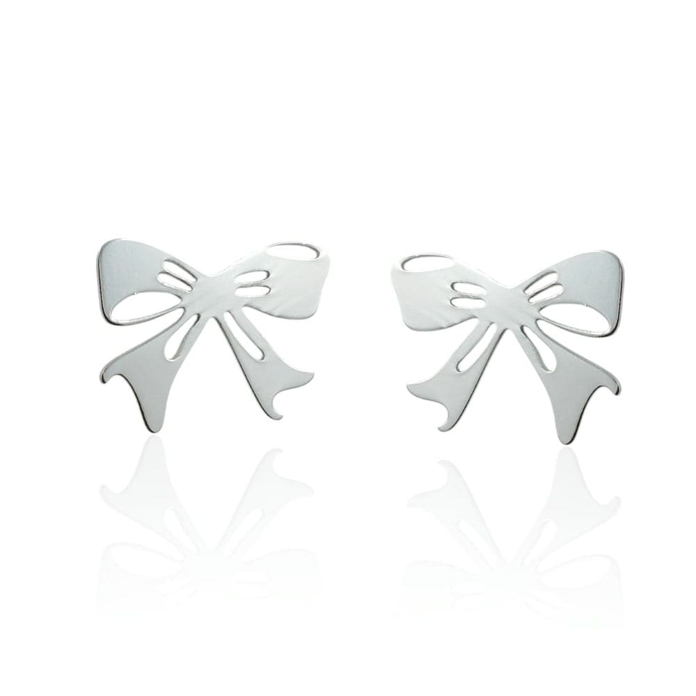 Brinco Lacinho Feminino Antialérgico Aço Inox c/ Garantia