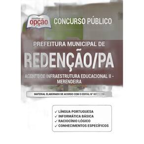 Apostila Redenção Pa - Agente Educacional 2 - Merendeira