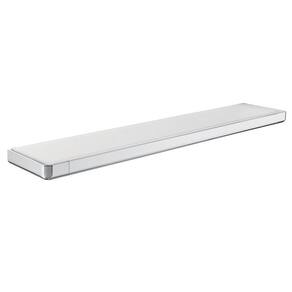 Kit com 3 Prateleira de Vidro 40cm Escala Roca Cromado