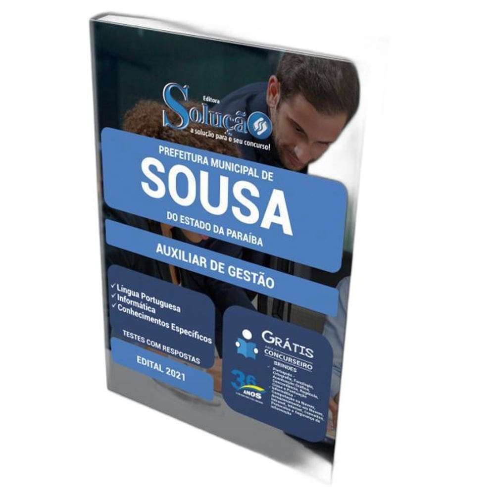 Apostila Prefeitura Sousa Pb - Auxiliar De Gestão