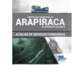 Apostila Arapiraca AL 2019 Auxiliar de Serviços Funerários