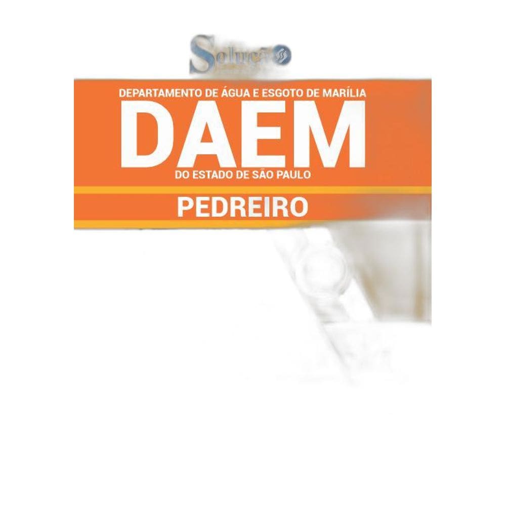 Apostila Concurso DAEM 2019  Pedreiro