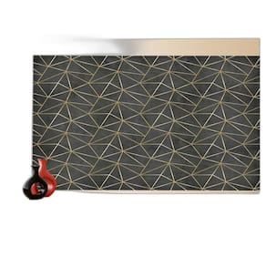 Papel De Parede 3D Concreto Queimado Risco Bege 3,5M Kkt81