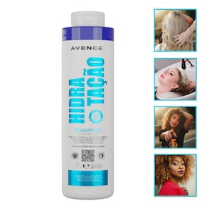 Shampoo Hidratação 1l Profissional Brilho Beleza Salão Casa