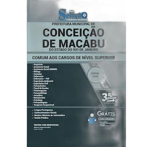 Apostila Conceição De Macabu Rj - Cargos De Nível Superior