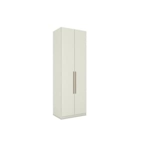 Módulo de Quarto Solteiro Guarda Roupa c/ 2 Portas MC08 Seletto Areia - Henn