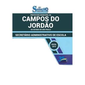 Apostila Campos Jordão SP 2019 Secretário de Escola