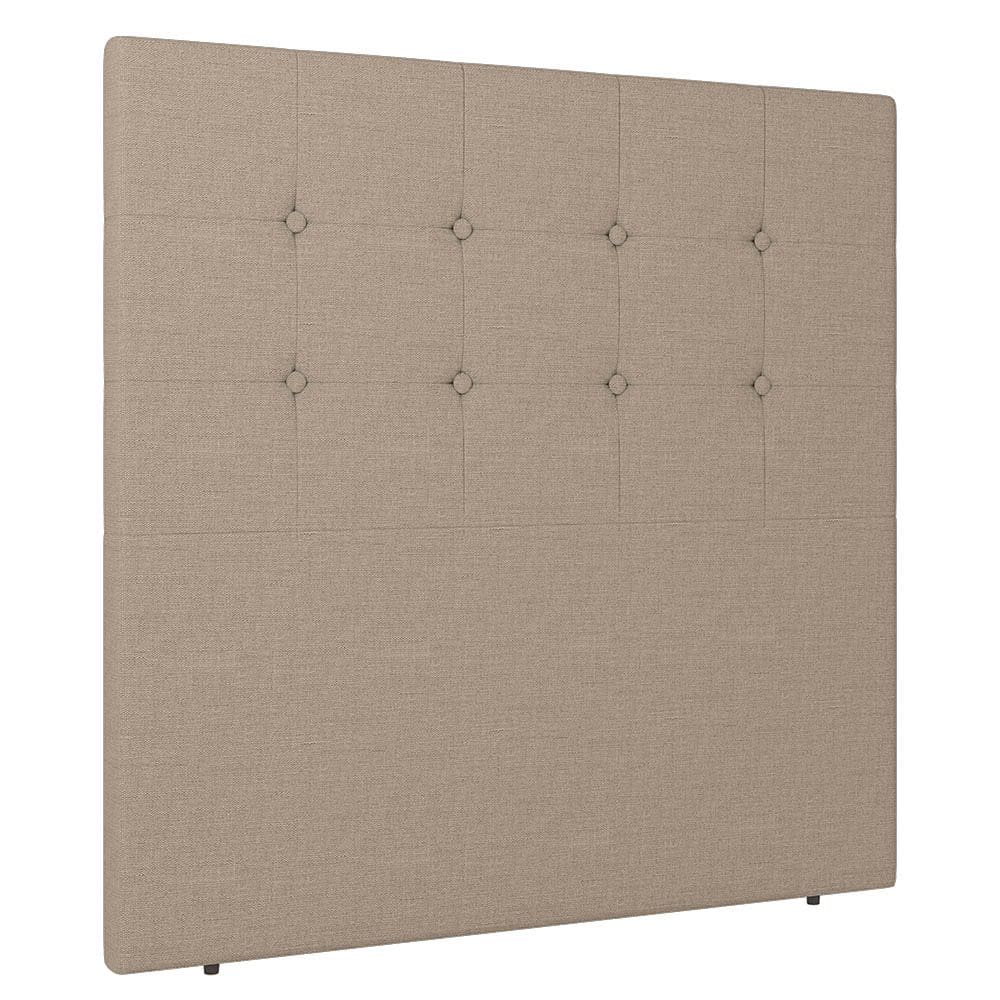 Cabeceira Cama Box Casal Queen Size Luana 160cm Linho Bege - Desk Design