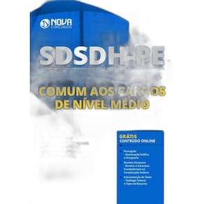 Apostila Sdsdh Recife - Comum Aos Cargos De Nível Médio