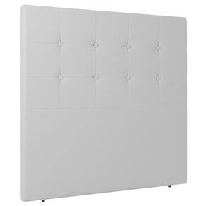 Cabeceira Cama Box Casal King Size Luana 193cm Sintético Branco - Desk Design