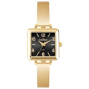 Relógio Condor Feminino Ref: Co2035nke/5p Retangular Bracelete Dourado