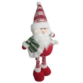 Papai Noel Natal Natalino Estica Perna Retratil Decoraçao Festa Fim de Ano Enfeite Celebraçao Evento Reuniao Confraternizaçao