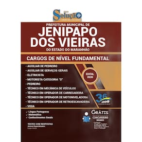 Apostila Jenipapo Dos Vieiras Ma - Ensino Fundamental