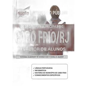 Apostila Prefeitura Cabo Frio Rj - Inspetor De Alunos