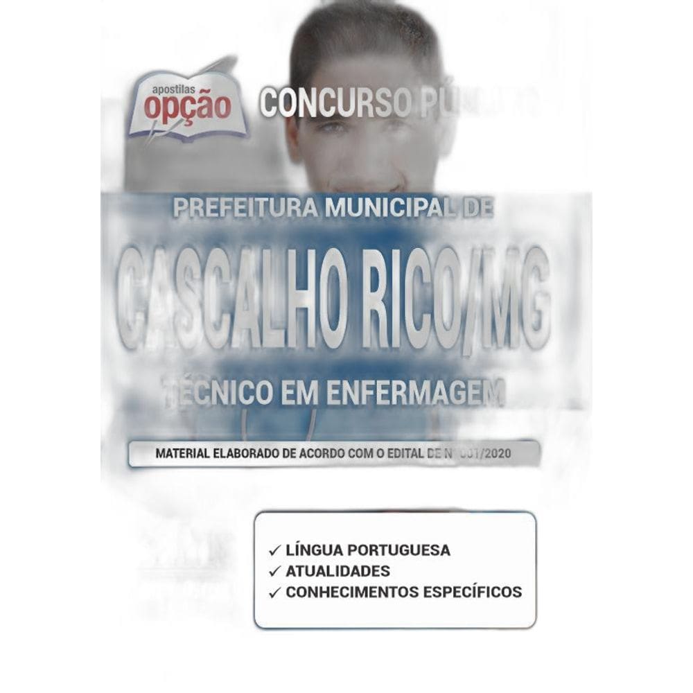Apostila Concurso Cascalho Rico Mg - Técnico Em Enfermagem
