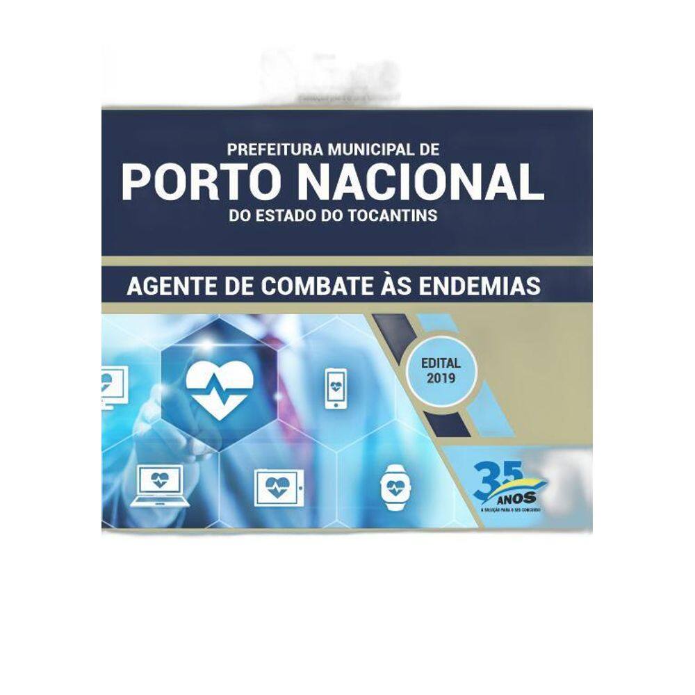 Apostila Porto Nacional TO 2019 Agente de Endemias