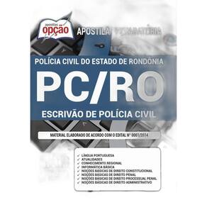 Apostila Concurso Pc Ro - Escrivão De Polícia