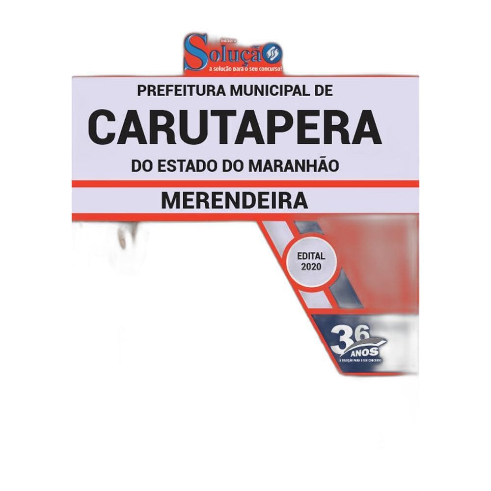 Apostila Prefeitura Carutapera Ma - Merendeira