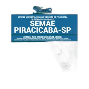 Apostila Semae Piracicaba Sp - Comum Cargos De Nível Médio