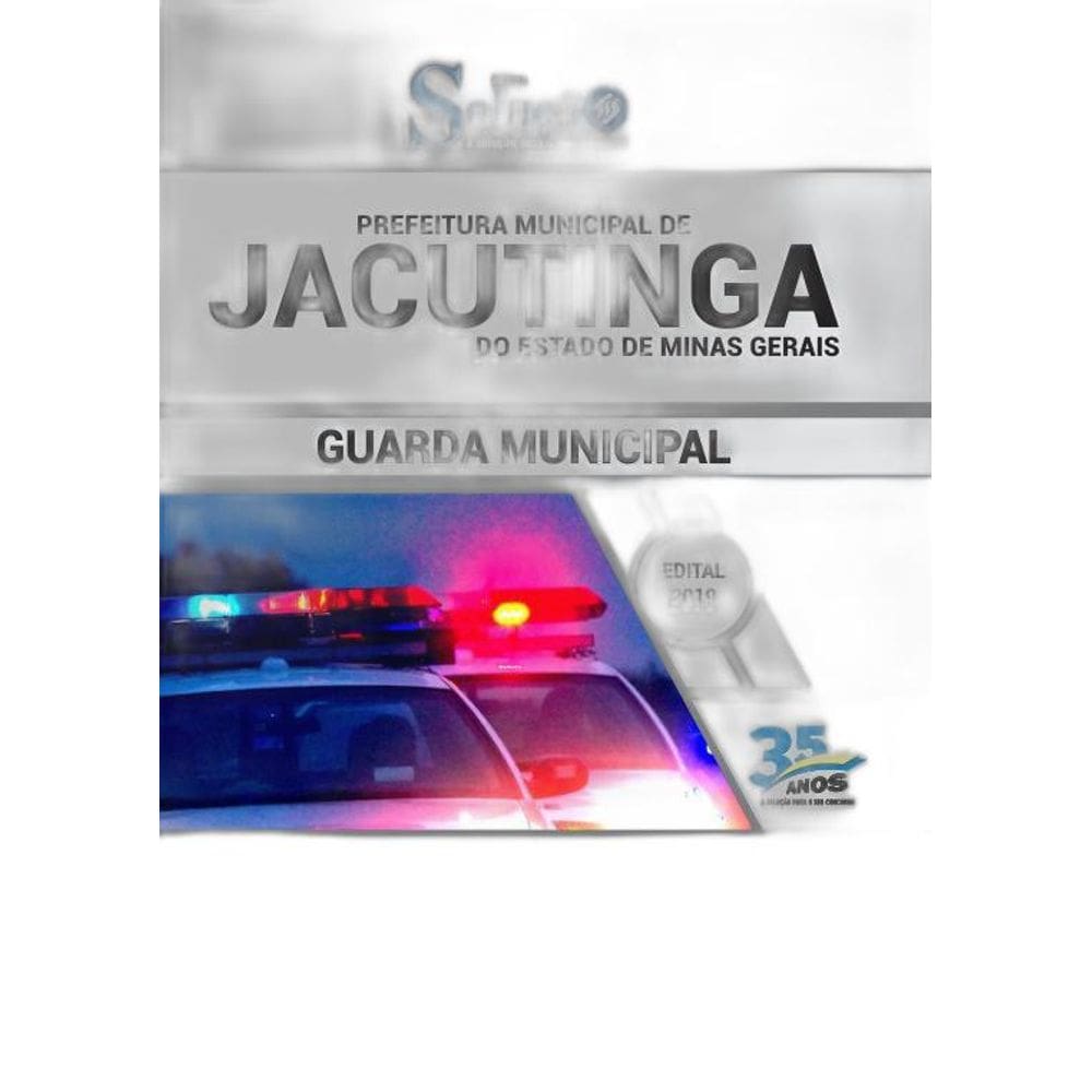 Apostila Jacutinga  MG 2019  Guarda Municipal