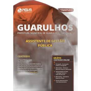 Apostila Guarulhos Sp 2019 - Assistente De Gestão Pública