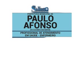 Apostila Paulo Afonso Ba - Atendimento Em Saúde - Enfermagem