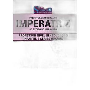 Apostila Prefeitura Imperatriz Ma - Professor Infantil