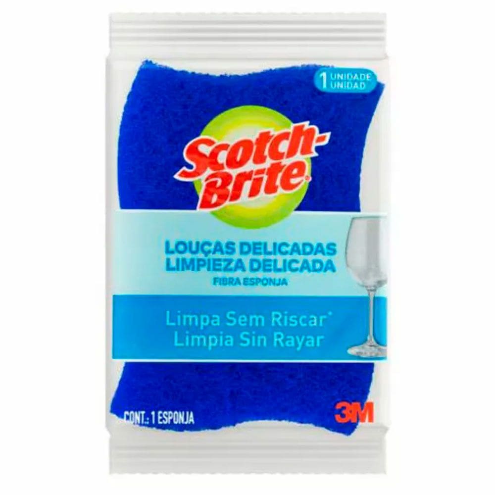 Esponja Multiuso Não Risca Azul Scotch Brite 3M