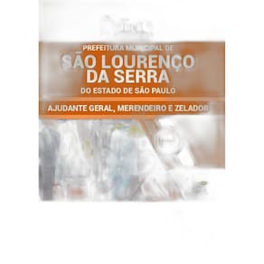 Apostila São Lourenço Da Serra Sp 2019 Merendeira E Zelador