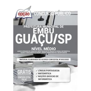 Apostila Embu Guaçu - Agente Administrativo E Recepcionista