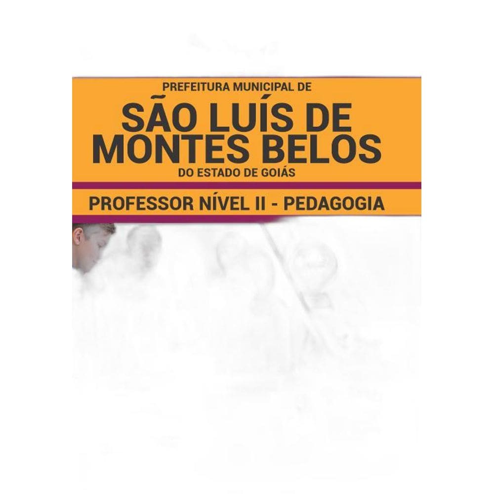 Apostila São Luís Montes Belos 2019  Professor Pedagogia