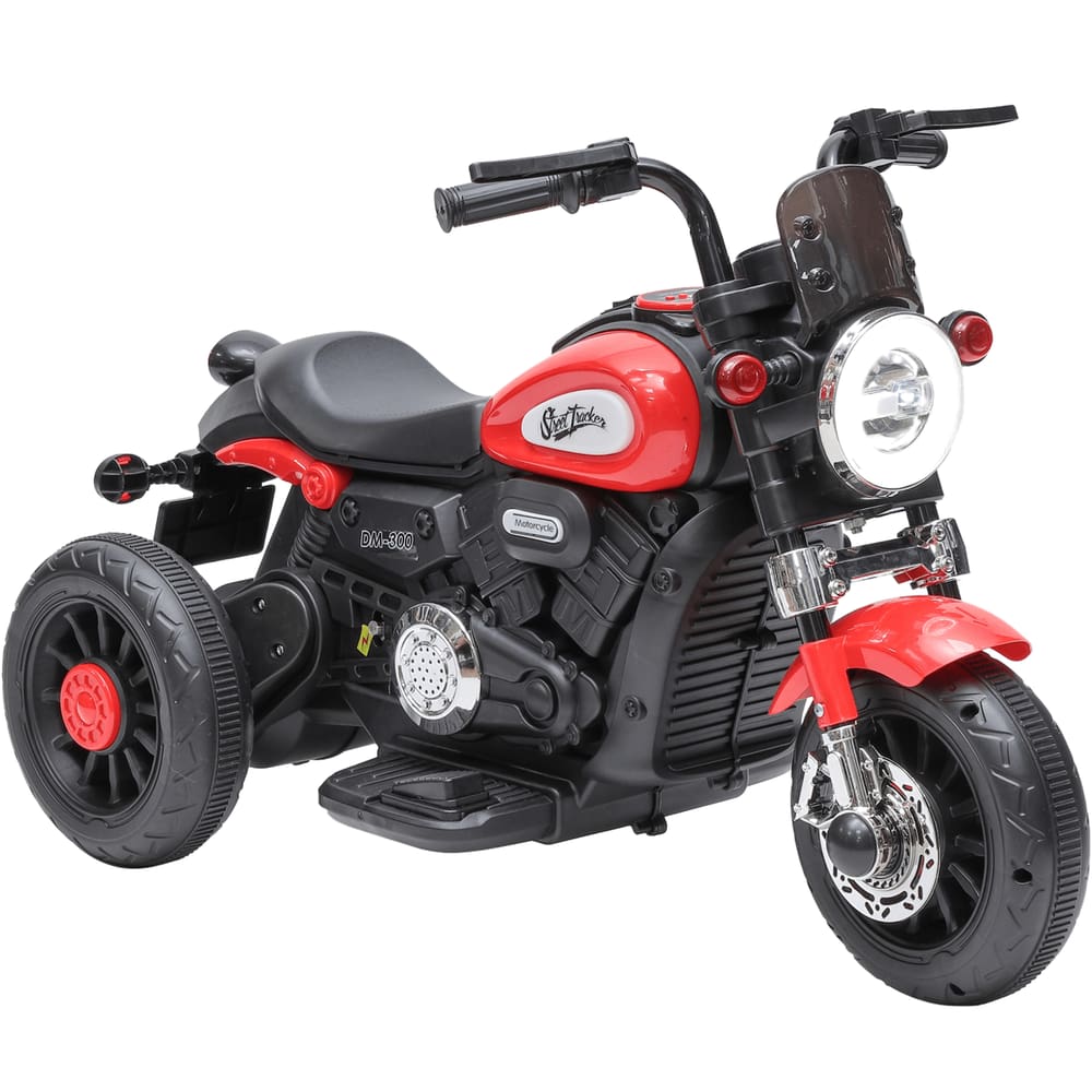 Mini Moto Eletrica Infantil Zippy Toys Harley 6V Vermelha