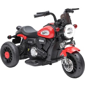 Mini Moto Eletrica Infantil Zippy Toys Harley 6V Vermelha
