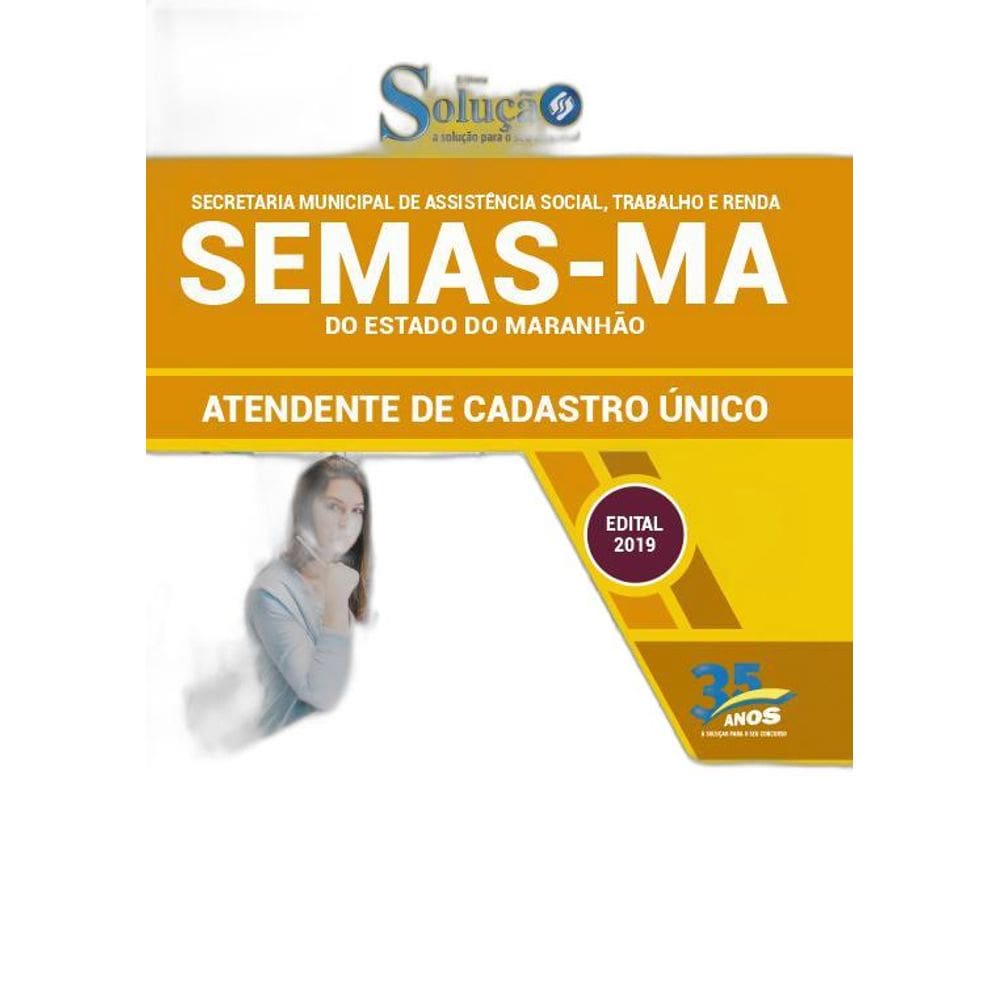 Apostila Semas Ma - Atendente De Cadastro Único