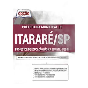 Apostila Itararé Sp - Professor Educação Infantil  Pebin
