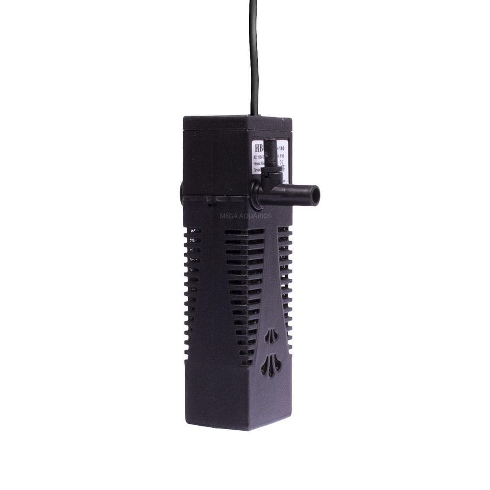 Filtro Submerso Aquário Com Bomba Hbo 180L/H 3.5W Bivolt