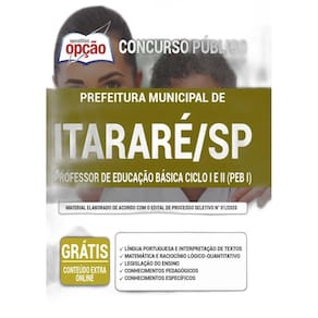 Apostila Prefeitura Itararé Sp - Professor Educação Básica