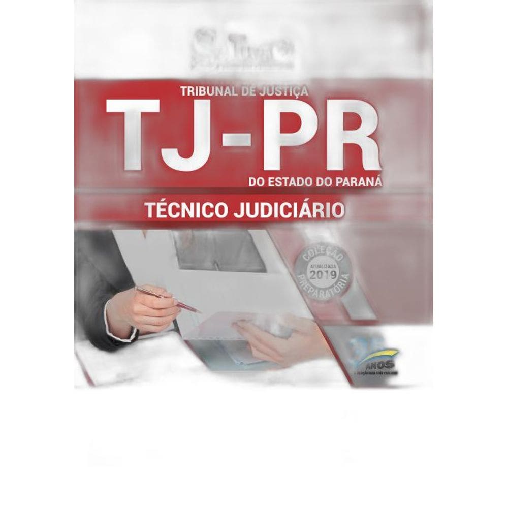 Apostila Concurso TJ PR 2019 Técnico Judiciário